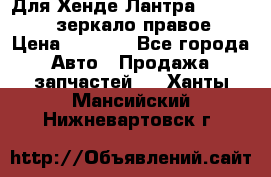 Для Хенде Лантра 1995-99 J2 зеркало правое › Цена ­ 1 300 - Все города Авто » Продажа запчастей   . Ханты-Мансийский,Нижневартовск г.